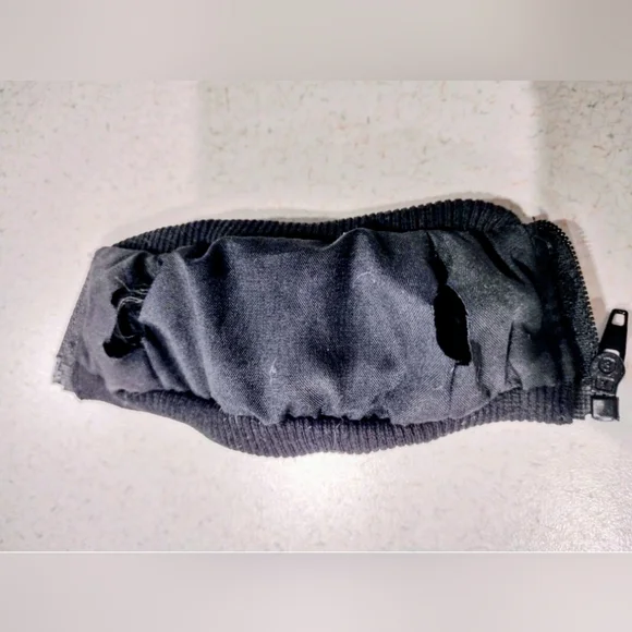 Labubu Stylish Faux Black Leather Outfit With Hat - Picture 6 of 6